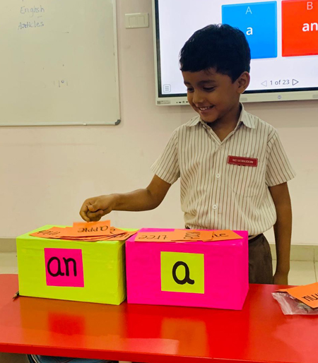 Articles Sorting Activity