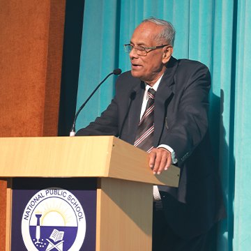 Dr. K P Gopalkrishna, Chairman and Founder Principal, NAFL, TISB and NPS Group of Schools